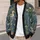 Pond Duck Meadow Scene for Cozy Autumn Layering and Countryside Weekend Wear for Women All-over Print Knitted Cardigan - 5
