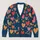 Colorful Heart Motif For Casual Autumn Layering, Youthful Everyday Love Style Outfits All-over Print Knitted Cardigan - 1