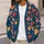 Colorful Heart Motif For Casual Autumn Layering, Youthful Everyday Love Style Outfits All-over Print Knitted Cardigan - 5