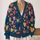Colorful Heart Motif For Casual Autumn Layering, Youthful Everyday Love Style Outfits All-over Print Knitted Cardigan - 2