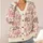 Pink Blossom Cottage Trees for Soft Spring Layering and Everyday Garden Style Lovers All-over Print Knitted Cardigan - 4