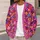Colorful Floral Blooms for Everyday Layering, Casual Spring Outings for Chic Women All-over Print Knitted Cardigan - 5