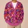 Colorful Floral Blooms for Everyday Layering, Casual Spring Outings for Chic Women All-over Print Knitted Cardigan - 6