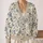 Blue Wildflower Garden for Relaxed Layering, Weekend Outings, and Cottagecore Style All-over Print Knitted Cardigan - 2