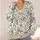 Blue Wildflower Garden for Relaxed Layering, Weekend Outings, and Cottagecore Style All-over Print Knitted Cardigan - 4