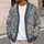 Blue Gray Paisley Florals For Office Layers And Relaxed Weekend Travel Wardrobes All-over Print Knitted Cardigan - 5