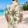 Sage Palm Tree Tropical Style for Beach Holidays, Resort Weekends, and Island Getaways Hawaiian Shirt - 2
