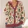 Colorful Hand-Drawn Heart Motifs for Romantic Everyday Layering and Creative Women All-over Print Knitted Cardigan - 4