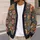 Women's Colorful Floral Square Motifs for Casual Layering and Boho Weekend Style All-over Print Knitted Cardigan - 5