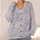 Pastel Snowflake Motifs For Cozy Winter Layering And Everyday Holiday Style Gifting All-over Print Knitted Cardigan - 4