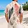 Pink And Black Feather Motifs For Island Getaways And Relaxed Outdoor Days For Men Hawaiian Shirt - 2