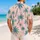 Pink Teal Palm Tree Vacation Beachwear For Summer Travel And Island Holidays Gift Hawaiian Shirt - 2