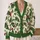 Green Holly Berry Floral Motif for Festive Layering and Everyday Holiday Wardrobes All-over Print Knitted Cardigan - 2