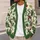 Green Holly Berry Floral Motif for Festive Layering and Everyday Holiday Wardrobes All-over Print Knitted Cardigan - 5