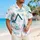 Pastel Polynesian Triangle Geometry for Beach Holidays and Summer Travel for Men Hawaiian Shirt - 6
