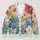 Colorful Wildflower Collage for Relaxed Everyday Layering and Garden-Inspired Style All-over Print Knitted Cardigan - 1