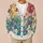 Colorful Wildflower Collage for Relaxed Everyday Layering and Garden-Inspired Style All-over Print Knitted Cardigan - 6
