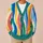 Rainbow Wave Stripes for Colorful Layering and Relaxed Weekend Streetwear Outfits All-over Print Knitted Cardigan - 6
