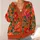 Vibrant Orange Floral Blooms For Colorful Everyday Layering And Garden Gatherings All-over Print Knitted Cardigan - 4