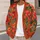 Vibrant Orange Floral Blooms For Colorful Everyday Layering And Garden Gatherings All-over Print Knitted Cardigan - 5