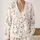 Pastel Bunny Sweetheart Motif for Easter Layering and Everyday Spring Style Women All-over Print Knitted Cardigan - 2