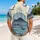 Ocean Train Tropical Mountain Escape for Beach Holidays and Summer Travel for Men Hawaiian Shirt - 2