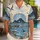 Ocean Train Tropical Mountain Escape for Beach Holidays and Summer Travel for Men Hawaiian Shirt - 1