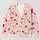 Red Pink Heart Motif Valentine's Day Casual Layering For Women, Date Nights And More All-over Print Knitted Cardigan - 1
