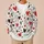 Red Black Heart Motif Valentine Style for Date Nights and Everyday Layering for Women All-over Print Knitted Cardigan - 6