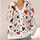 Red Black Heart Motif Valentine Style for Date Nights and Everyday Layering for Women All-over Print Knitted Cardigan - 4