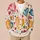 Hand-Painted Multicolor Hearts for Valentine Date Nights and Everyday Casual Outings All-over Print Knitted Cardigan - 6