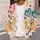 Hand-Painted Multicolor Hearts for Valentine Date Nights and Everyday Casual Outings All-over Print Knitted Cardigan - 5