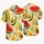 Tropical Watermelon Papaya Avocado Fruit Foliage for Beach Vacations and Summer Men Hawaiian Shirt - 5