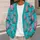 Pink Cactus Desert Motifs for Southwestern Everyday Layering, Vacation Style for Women All-over Print Knitted Cardigan - 5