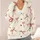 Red Bow Ribbon Motifs for Cozy Office Layering and Everyday Winter Style for Women All-over Print Knitted Cardigan - 4