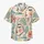 Abstract Face Linework in Pastel Tones for Beach Vacations and Resort Weekends for Men Hawaiian Shirt - 7