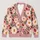 Daisy And Ladybug Floral Charm for Relaxed Autumn Layering, Women's Everyday Style All-over Print Knitted Cardigan - 1