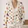 Cute Heart Faces for Cozy Autumn Layering, Playful Everyday Style for Women and Teens All-over Print Knitted Cardigan - 2