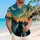 Black Cat Starlit Lagoon Scene for Beach Getaways, Summer Vacation, and Cat Lovers Hawaiian Shirt - 6