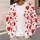 Red Heart Polka Dots For Valentine's Day Romance And Cheerful Everyday Style For Her All-over Print Knitted Cardigan - 5