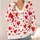 Red Heart Polka Dots For Valentine's Day Romance And Cheerful Everyday Style For Her All-over Print Knitted Cardigan - 4