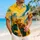 Violinist In Sunflower Meadow With Ocean Waves For Beach Vacations And Summer Getaways Hawaiian Shirt - 6