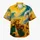 Violinist In Sunflower Meadow With Ocean Waves For Beach Vacations And Summer Getaways Hawaiian Shirt - 7
