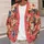Coral Floral Bouquet Motifs For Romantic Autumn Layering And Everyday Women's Style All-over Print Knitted Cardigan - 5