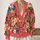 Coral Floral Bouquet Motifs For Romantic Autumn Layering And Everyday Women's Style All-over Print Knitted Cardigan - 2
