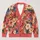 Coral Floral Bouquet Motifs For Romantic Autumn Layering And Everyday Women's Style All-over Print Knitted Cardigan - 1