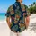 Colorful Tiki Masks And Hibiscus For Beach Vacations, Luau Parties, And Island Men Hawaiian Shirt - 2