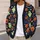 Halloween Ghost Pumpkin And Skull Motifs For Autumn Parties And Cozy Seasonal Layering All-over Print Knitted Cardigan - 5