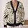Halloween Ghosts, Black Cats and Candy Corn for Cozy Autumn Layering at Home or Out All-over Print Knitted Cardigan - 2
