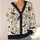 Halloween Ghosts, Black Cats and Candy Corn for Cozy Autumn Layering at Home or Out All-over Print Knitted Cardigan - 4